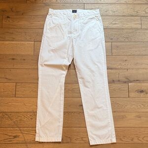 J. Crew Men's Cream Chinos